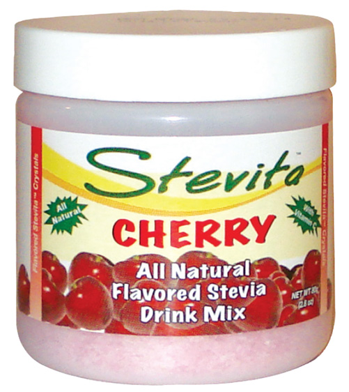 Stevita Stevia Sugar Free Diet Drink Mix CHERRY ZERO CALORIE Water